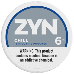 ZYN Chill 6mg nicotine pouches can