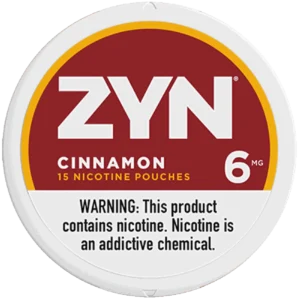ZYN Cinnamon 6mg nicotine pouches can