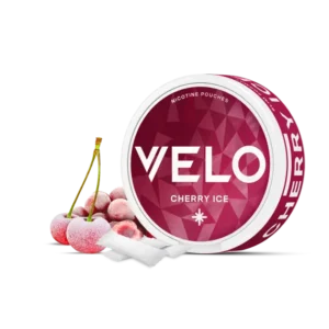 VELO Cherry Ice nicotine pouches can
