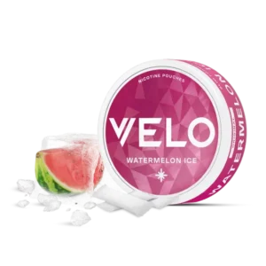 VELO Watermelon Ice nicotine pouches can