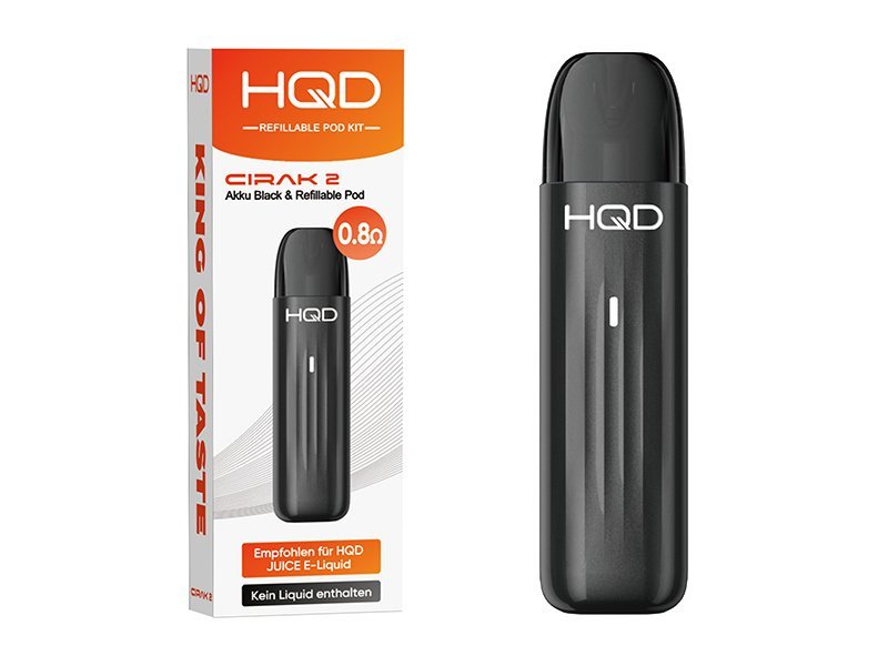 hqd cirak 2 pro pod kit refillable pod vape device