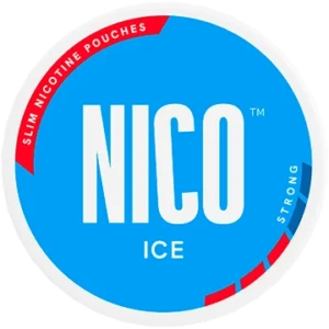 NICO Ice Strong Slim 10mg mint nicotine pouches can