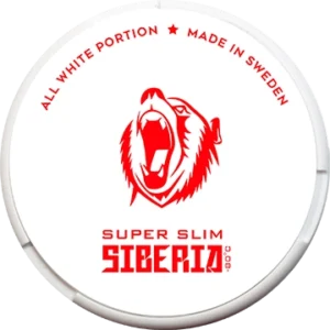 Siberia Super Slim nicotine pouch can