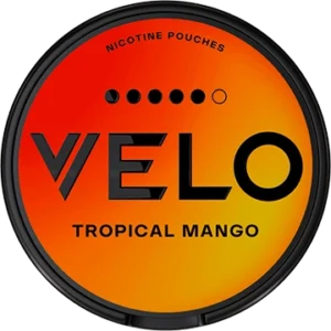 VELO Tropical Mango 14mg nicotine pouch can