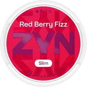 ZYN Red Berry Fizz Normal Slim nicotine pouches can