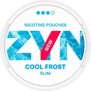 ZYN cool frost nicotine pouch can