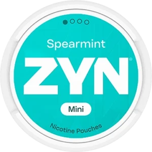 ZYN Spearmint Mini nicotine pouch can